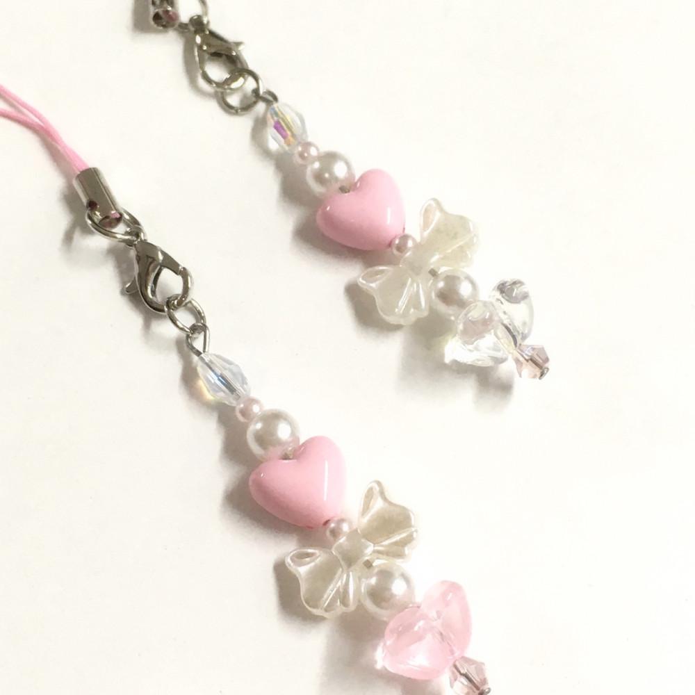 키라키링 미니 비비 하트 키링 mini bibi heart keyring