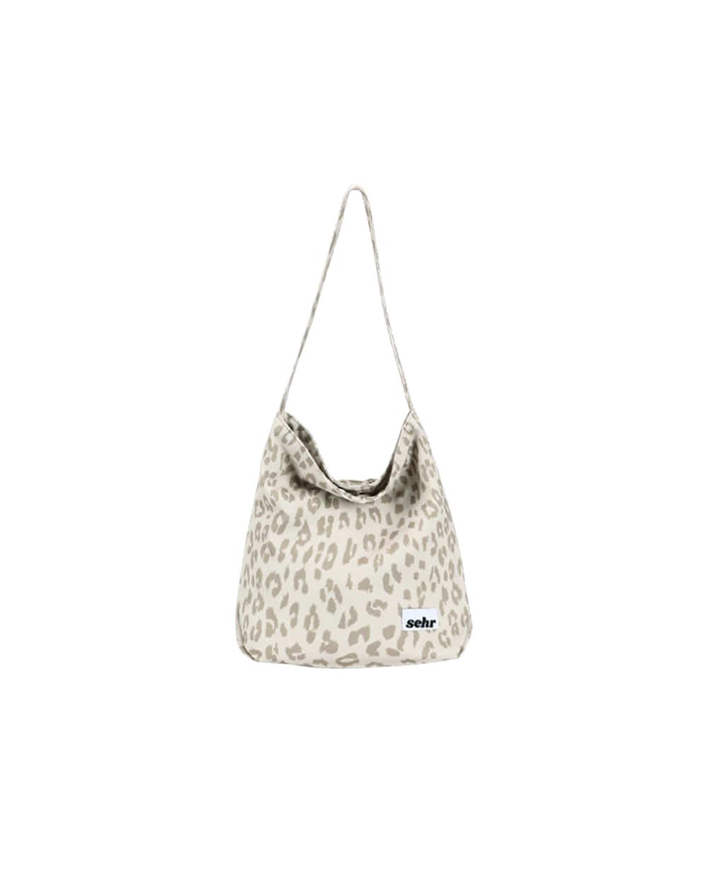 Leopard Bucket Bag (Light Beige)