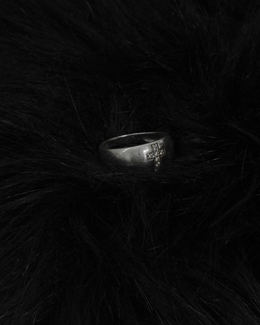 Cross Ring (925 silver)