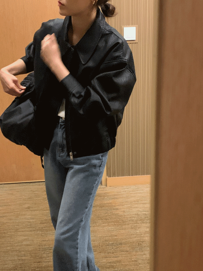 우든 레더 자켓 (2color)_일주일 소요예정