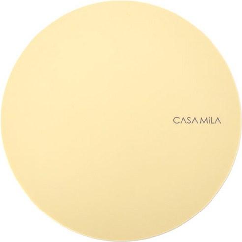 까사밀라 원형 인덕션 매트 20cm, 옐로우, 1개 - 냄비받침 | 쿠팡