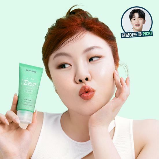 [홀리공동개발] 듀이트리 AC컨트롤 딥 그린 카밍 클레이 젤 모공팩 100ml