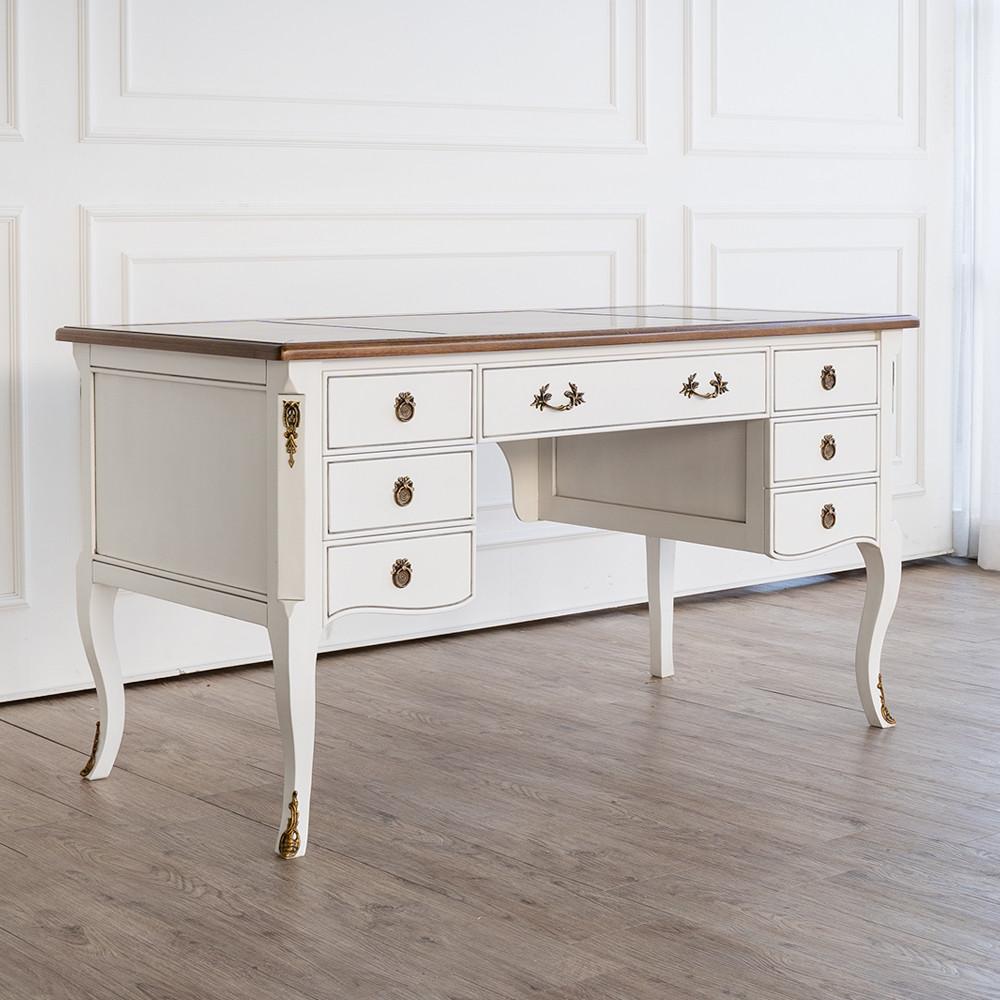 메리 프렌치 엔틱 서재 책상 1400