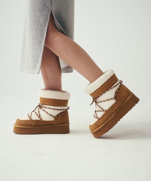 퍼피 플리스 윈터부츠 412346006 (4cm/2colors)