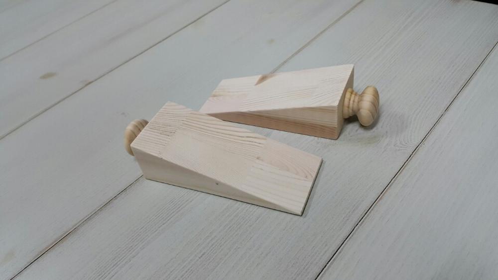 DIY 원목소품 완전조립품 나무 스토퍼 / 도어스탑 문콕방지