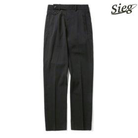 [SIEG] 릴렉스 노턱 핏 블랙 팬츠 (PCFAB4206)
