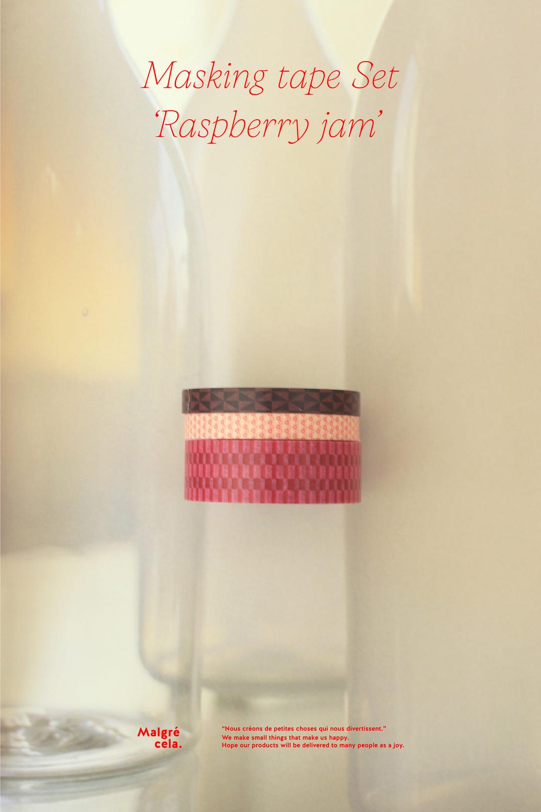Masking tape Set - Raspberry jam