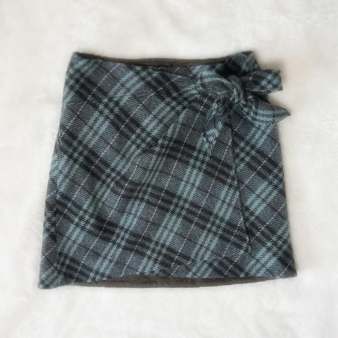 Burberry 블루라벨 히메갸루 민트초코 리본 랩스커트 | 후루츠패밀리