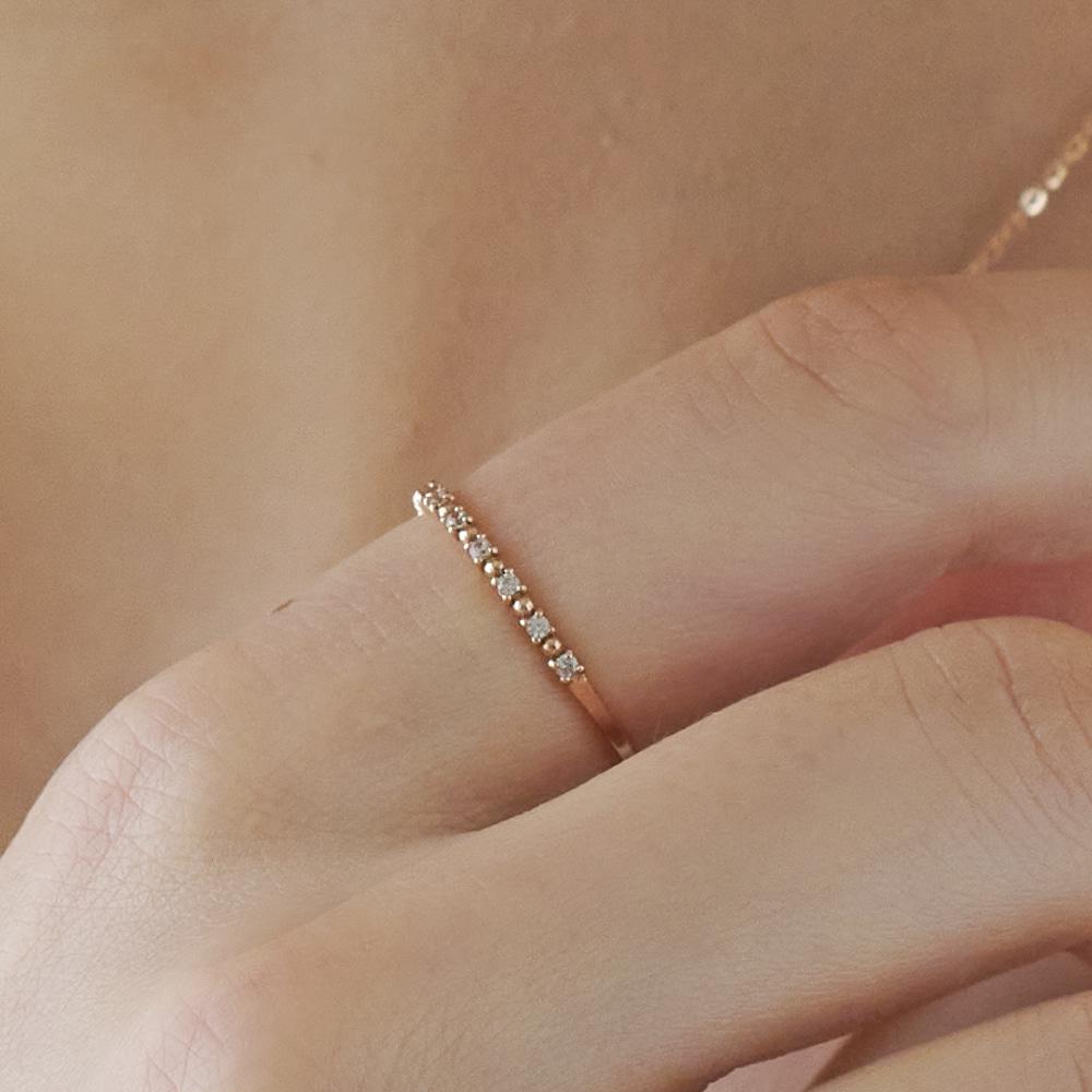 볼 포인트 데일리 반지