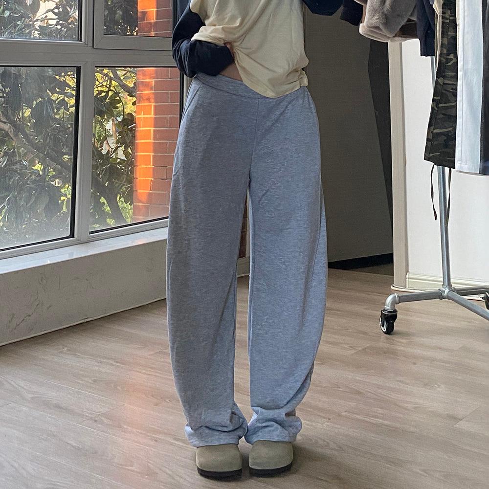 98 루즈핏 스웻팬츠-그레이