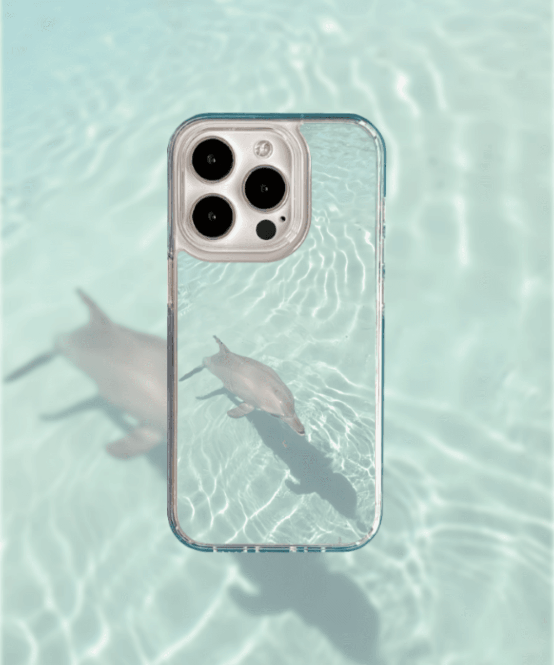 킵더시즌 dolphin wave case | 여름 빈티지 유광 젤하드 케이스 아이폰 갤럭시 제트플립 폰케이스