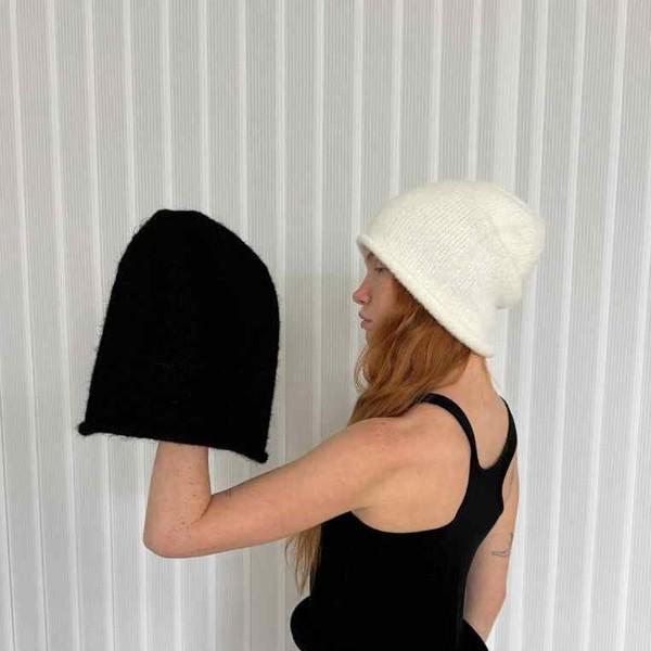 ROCKRIO RARELICOLD lended wool knitted wool hat neutral cold hat