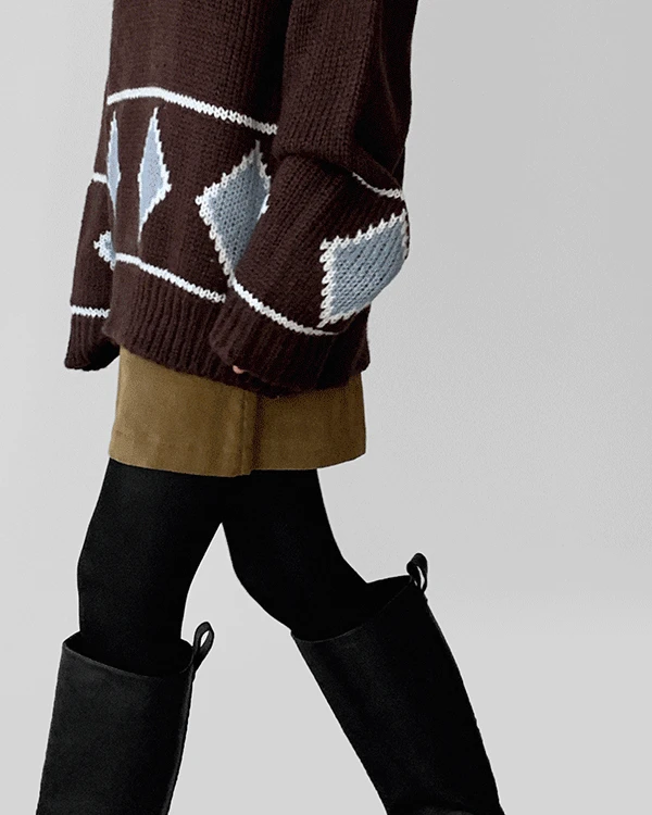 레주 코듀로이 미니 스커트