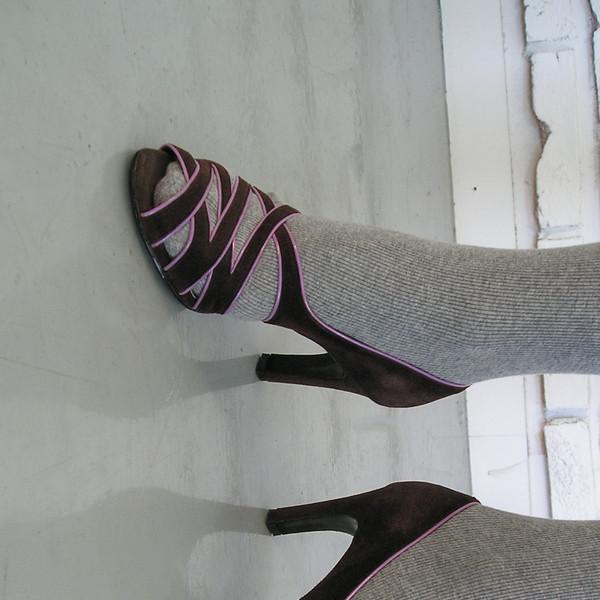 warehouse/ Marc Jacobs dancing velvet shoese (235)