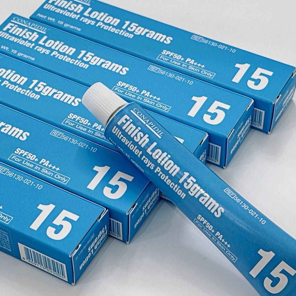 NEW 코나피딜 피니쉬로션 15g(SPF50+) 파니쉬 파데프리 피부 집중회복 톤업 선크림