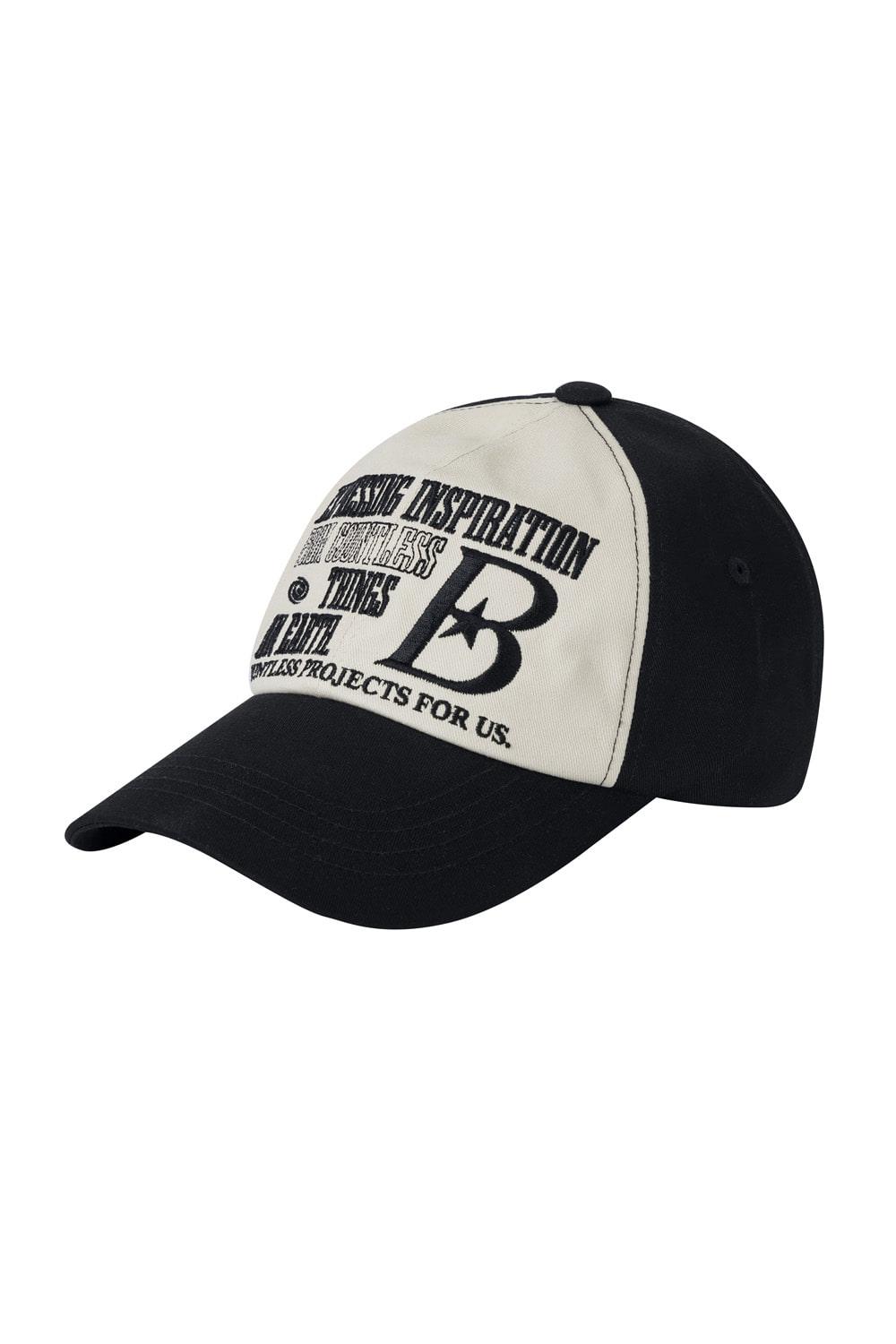 B LOGO 볼캡 [블랙]