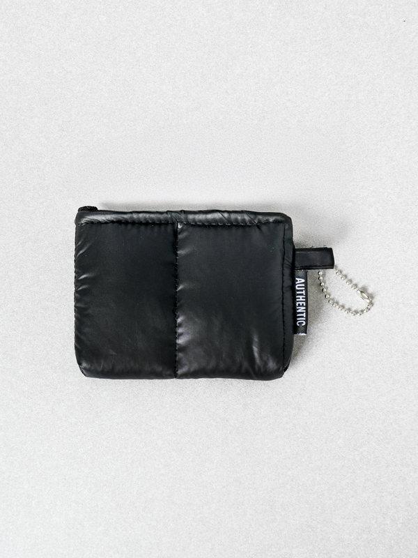 패딩 미니 동전 지갑 블랙