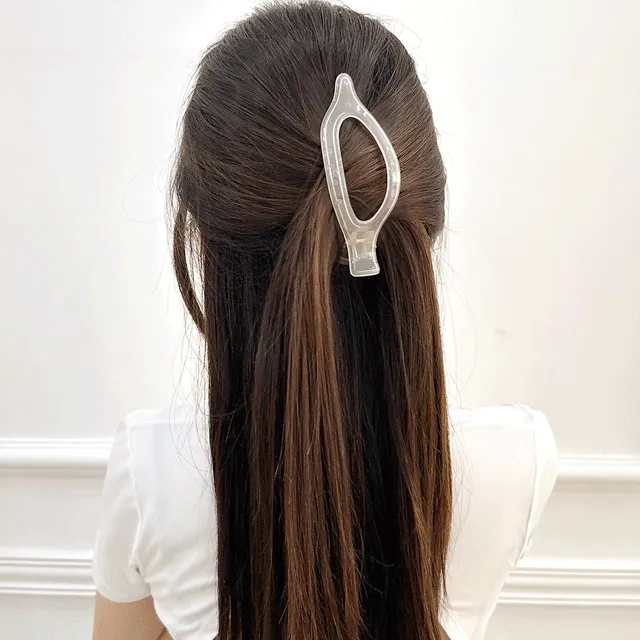 [당일출고/휘뚜루마뚜루] 터틀 반투명 라운드 반묶음 클립 머리핀 헤어핀 집게핀