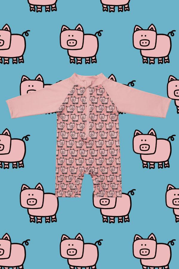 피그뽀 래쉬가드 올인원 슈트