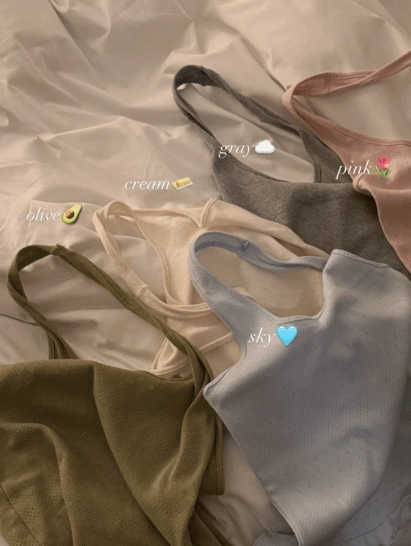 (봄신상🌸) 러키 스카시 홀터 나시