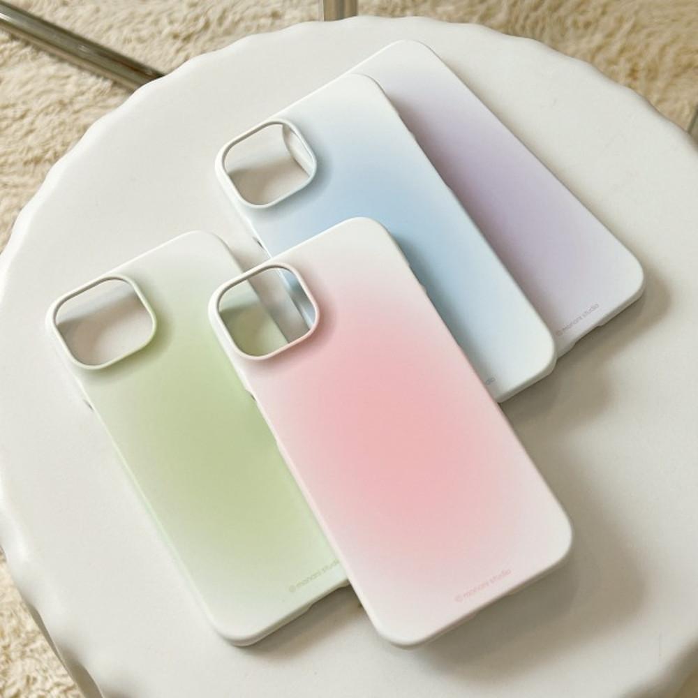그라데이션 무광 하드 아이폰 갤럭시 노트 핸드폰 케이스 폰케이스