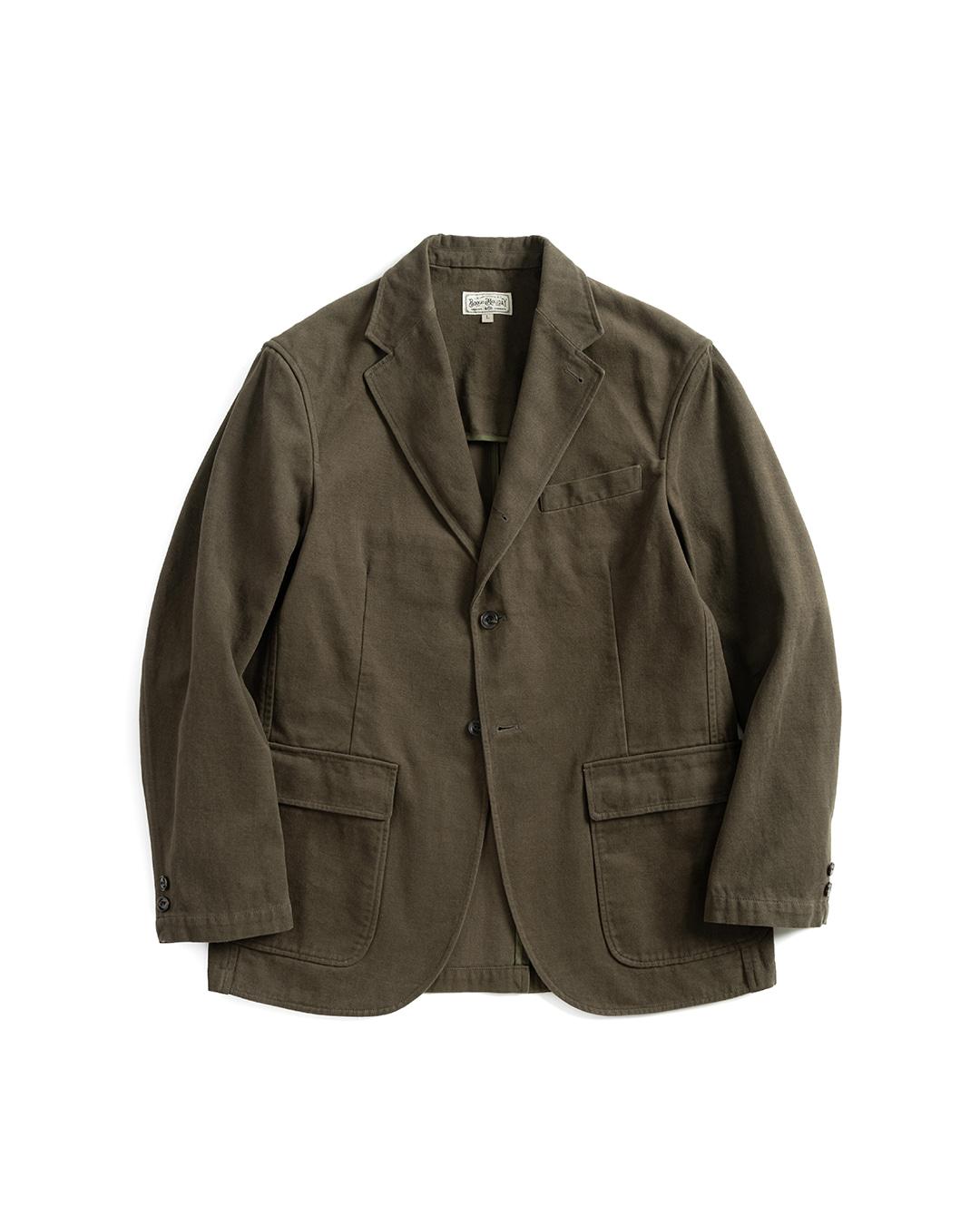 10 MOLESKIN BLAZER (olive green)