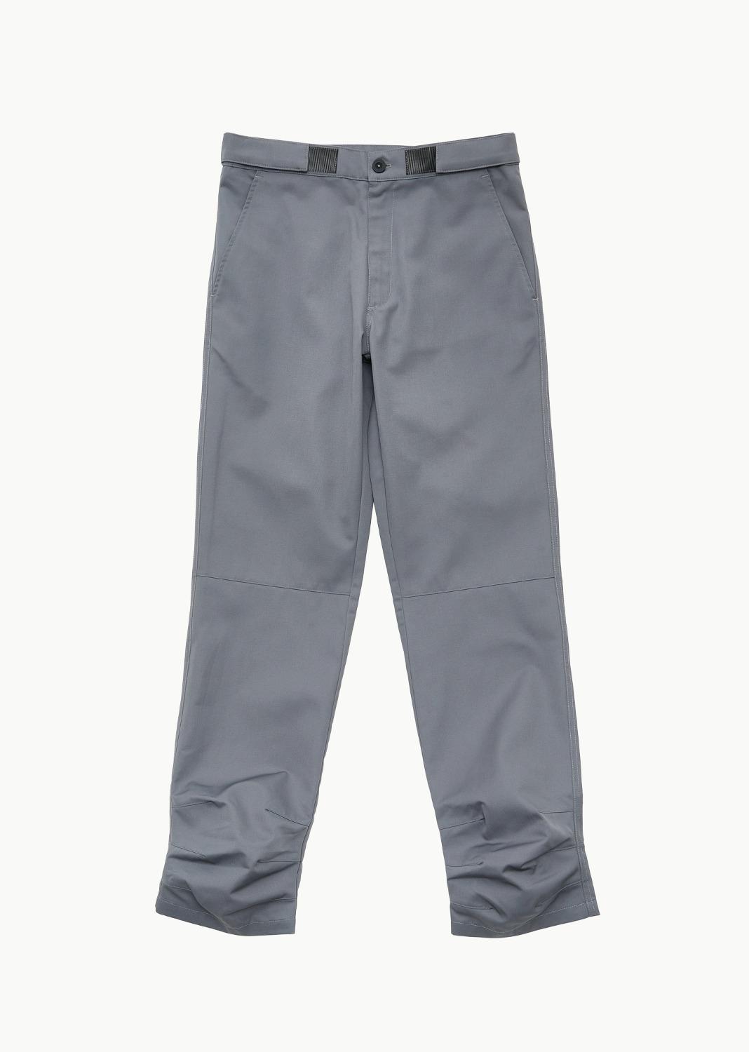 low noise pants, steel grey