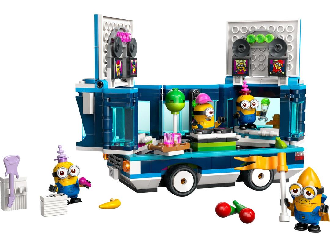 미니언즈의 음악 파티 버스 75581 | 슈퍼 배드 4 | LEGO® Shop KR