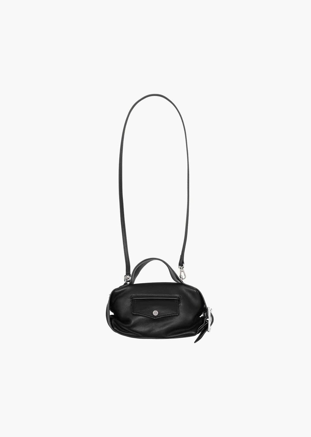 mini biker belt bag, black