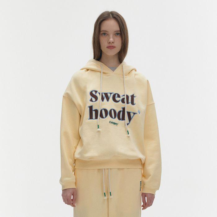 [소주연 착용]SWEAT HOODY_PUDDING YELLOW