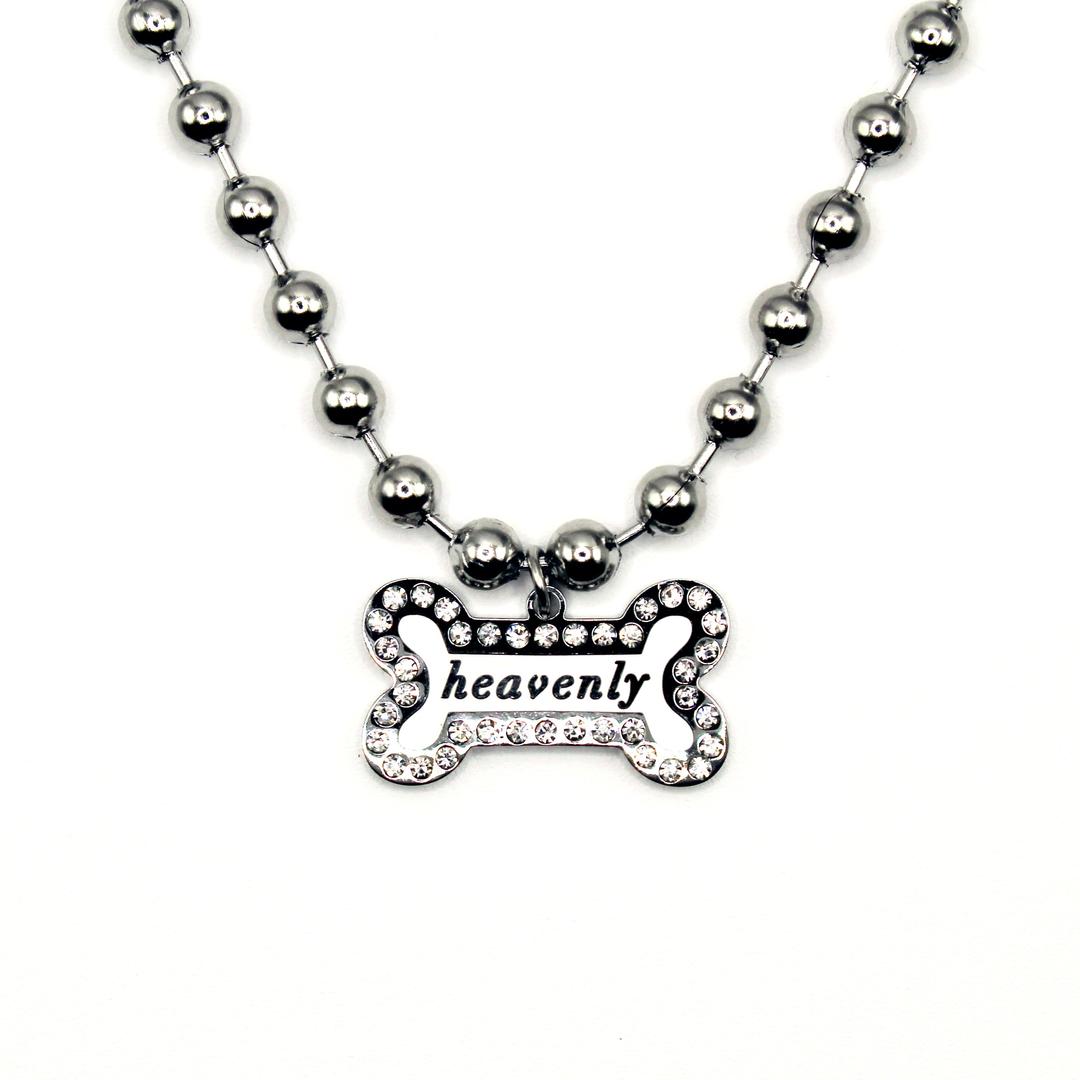 Heavenly Bone Ballchain Necklace
