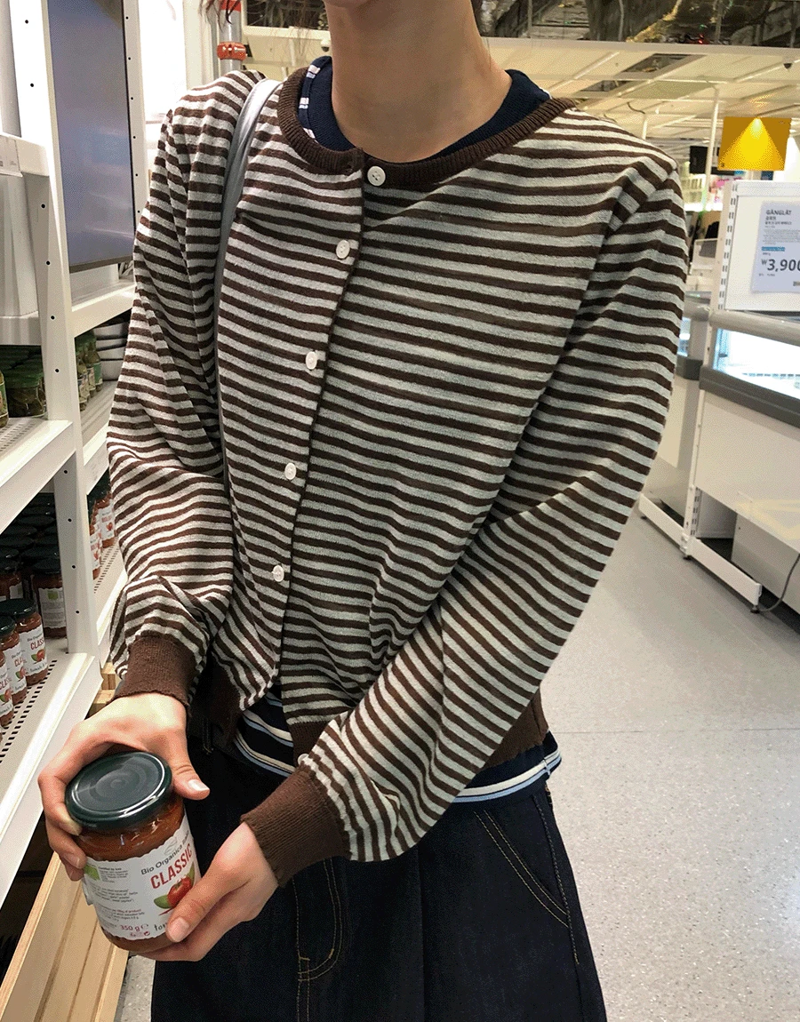 브루 썸머 린넨 가디건 (2color)