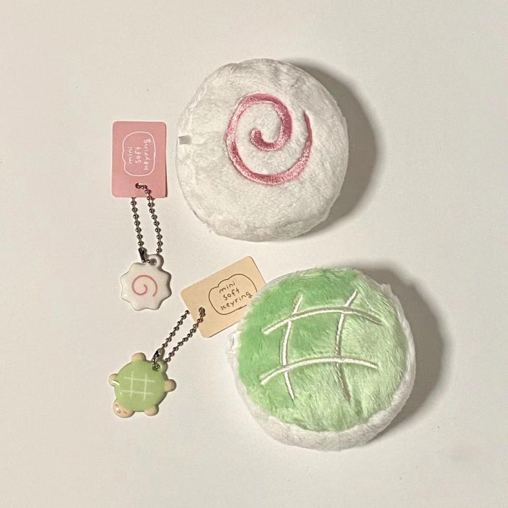 나루토마키 메론빵 미니 파우치 동전지갑 아이폰 에어팟 케이스 보송보송 털 파우치