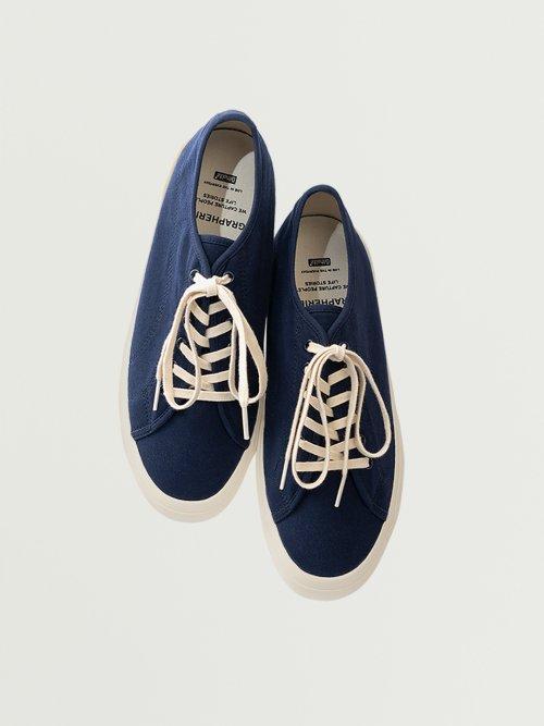 플레인 슈즈 - 네이비/에크루