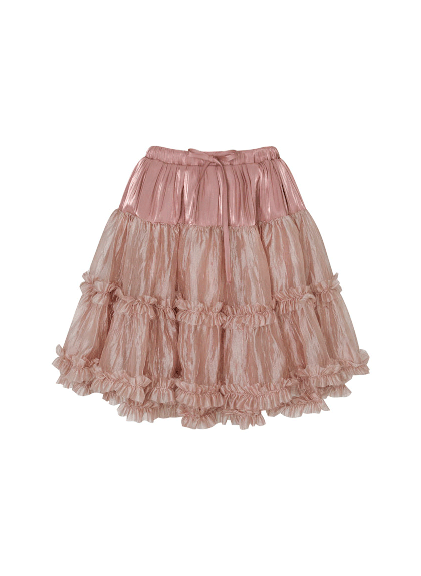 Tutu Midi Skirt (Indie Pink)