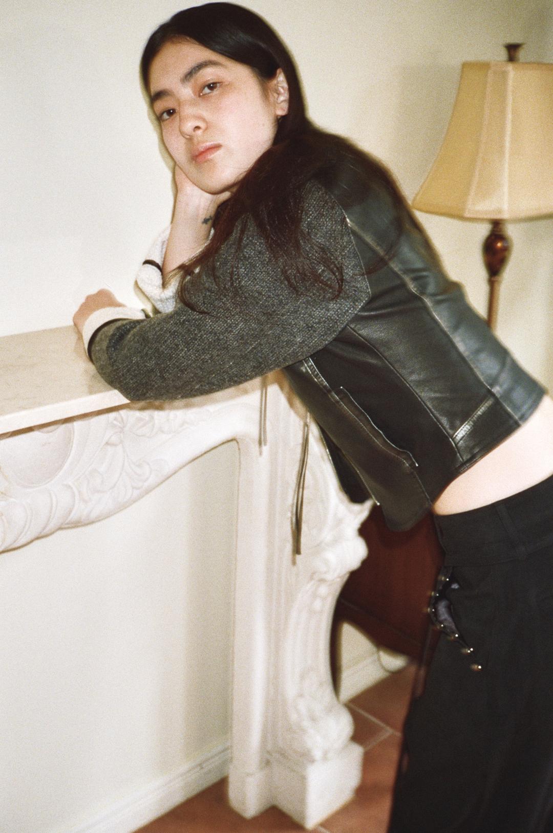 G_TANNING LEATHER JACKET