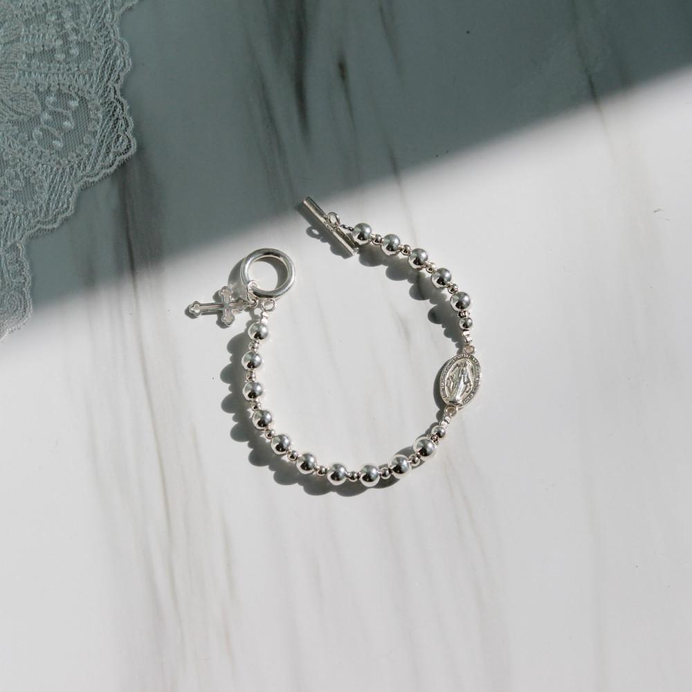 기적의패 토글바 실버 묵주 팔찌 SILVER