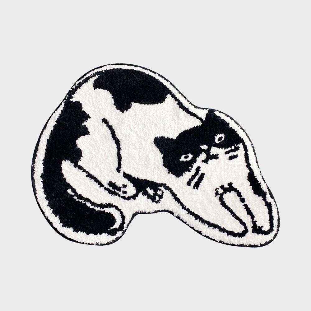 Cute cat foot mat_고양이 발매트