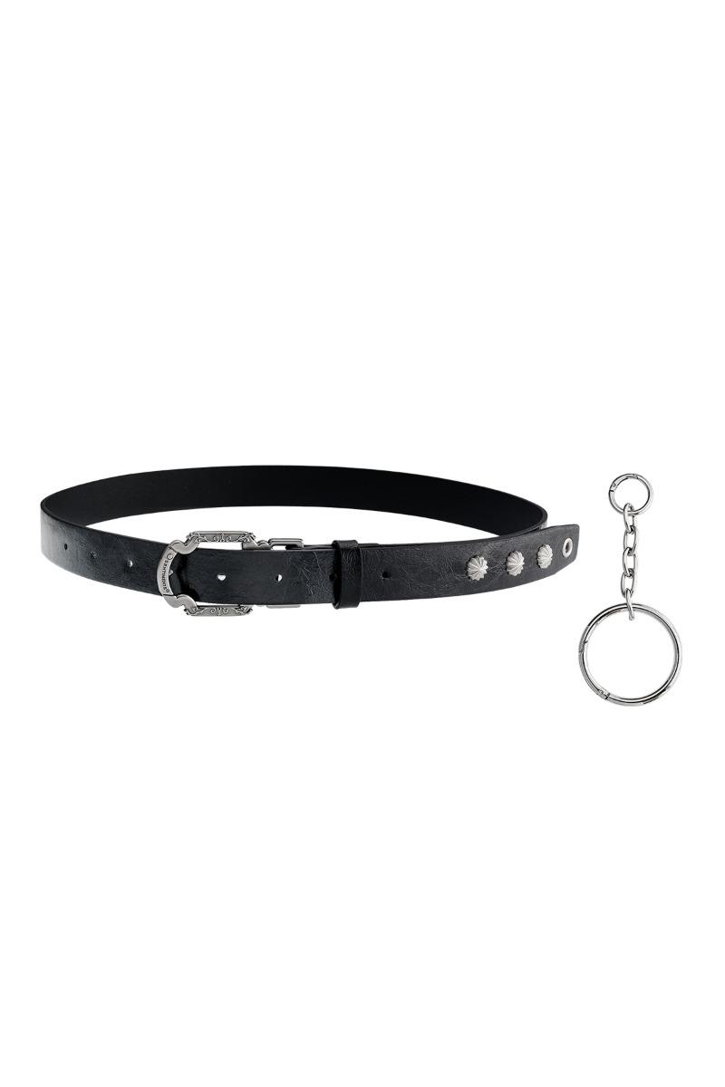 NO.675 [BLACK] LEATHER BELT