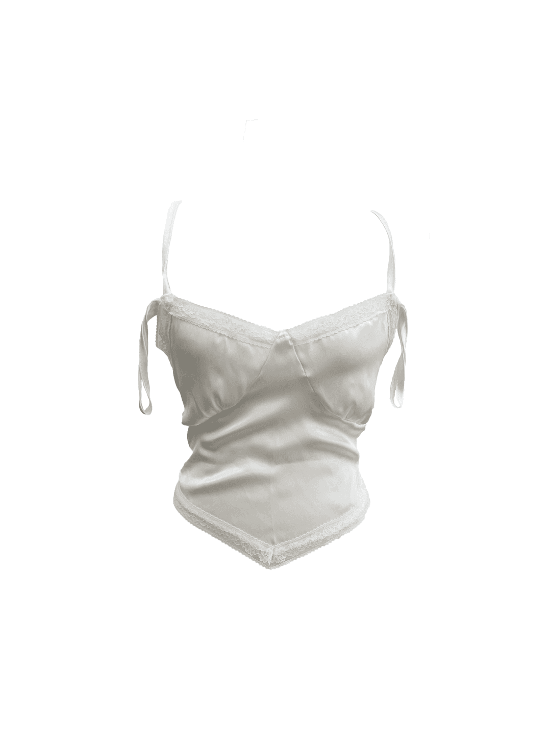 [only suzen] Aurora Satin Corset Top (white)