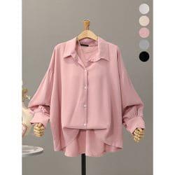 스파니 데일리 벌룬 소매 블라우스 MNBS656_P419336449