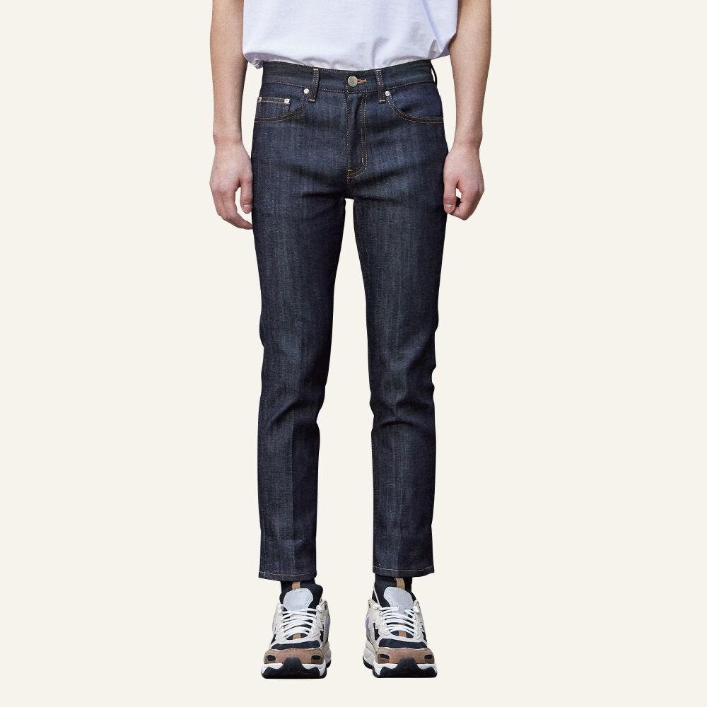 레티나 크롭 생지 데님 팬츠_20304