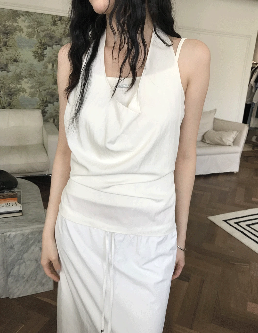 홀터 레이어드 탑 - TOP