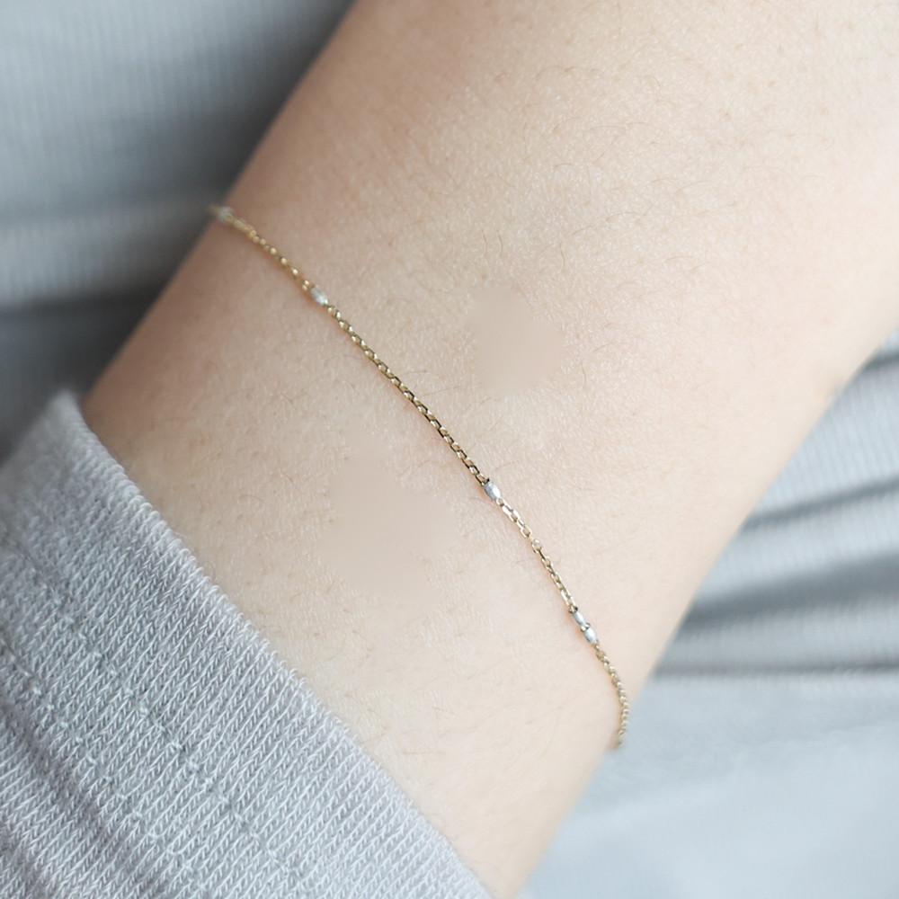 14k Silky 데일리 골드 팔찌 이에 hier