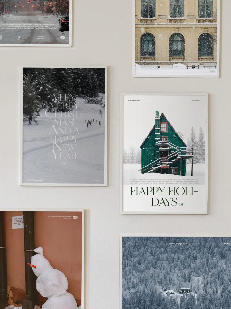 티디에스 당신의 겨울 인테리어 포스터 10종 거실인테리어 집꾸미기 크리스마스 소품