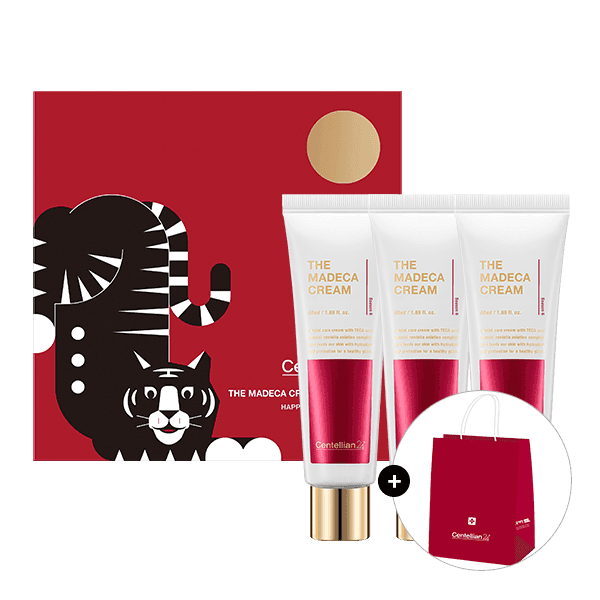 더 마데카크림 해피타이거 에디션 (50ml x 3개) + 쇼핑백