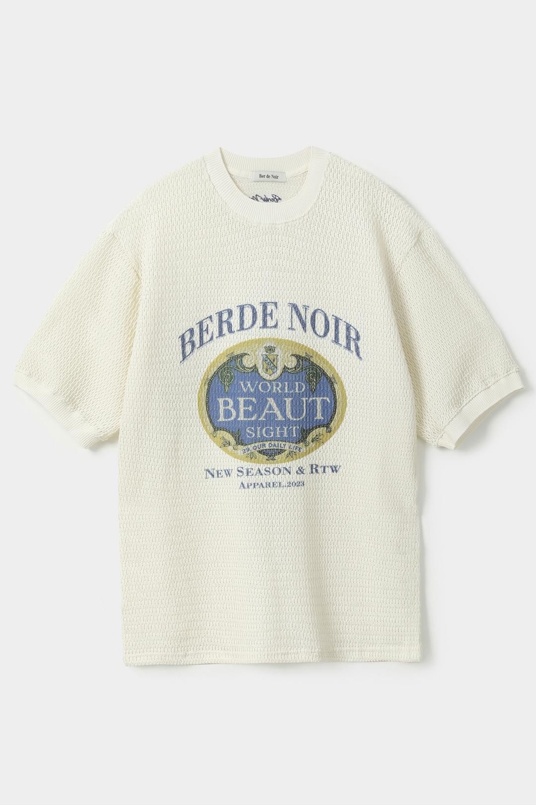 Mesh Graphic Knit