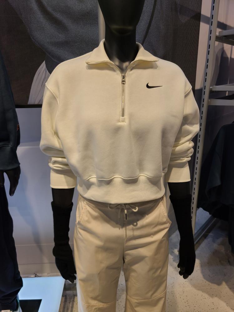 [국내매장]나이키 피닉스 플리스 하프집 크롭 스웻셔츠 셋업 XS-XL DQ5768-133