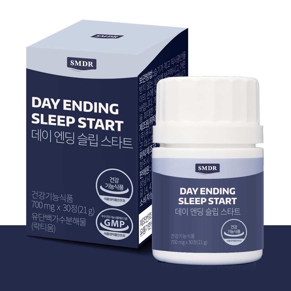 SMDR 데이엔딩슬립스타트 (락티움 수면 영양제 보조제)