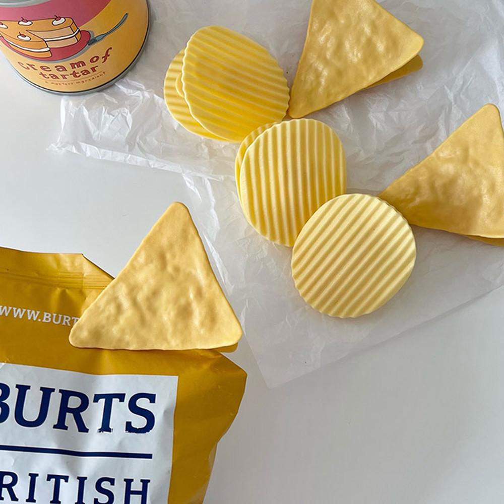 나쵸 감자칩 비닐 봉지 집게 과자 밀폐 밀봉 클립